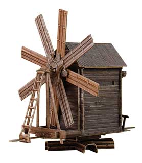 Вятърна мелница о. Кижи, 1:87